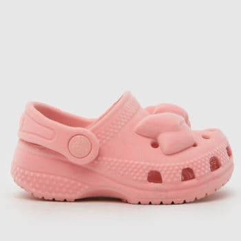 Littles Velvet Bow Clog